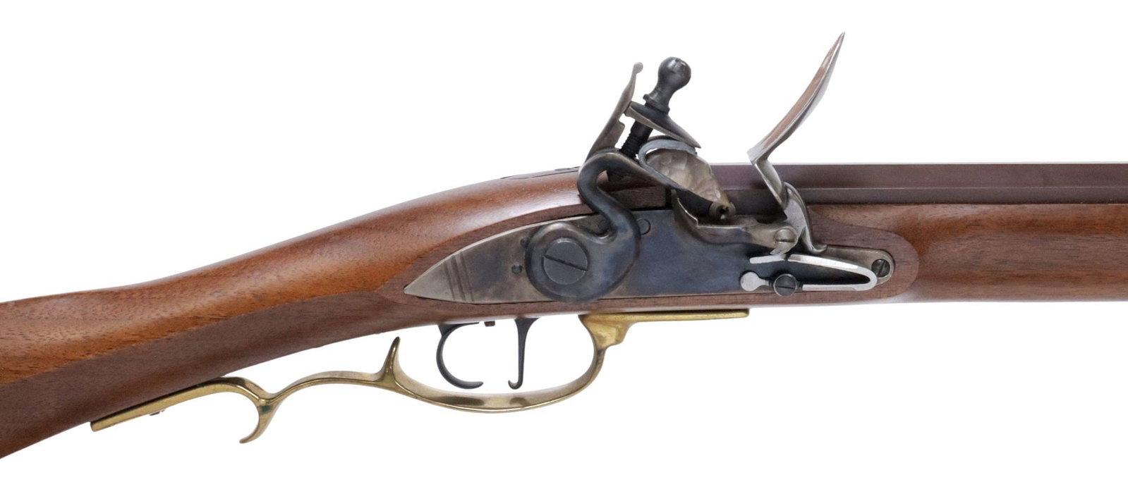 PEDERSOLI FRONTIER FLINTLOCK RIFLE APPEARS AS UNFIRED (1 of 8)
