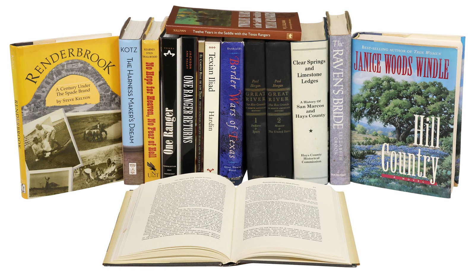 (14) TEXANA BOOKS, RANGERS, HISTORIES, TWO NOVELS (1 of 7)