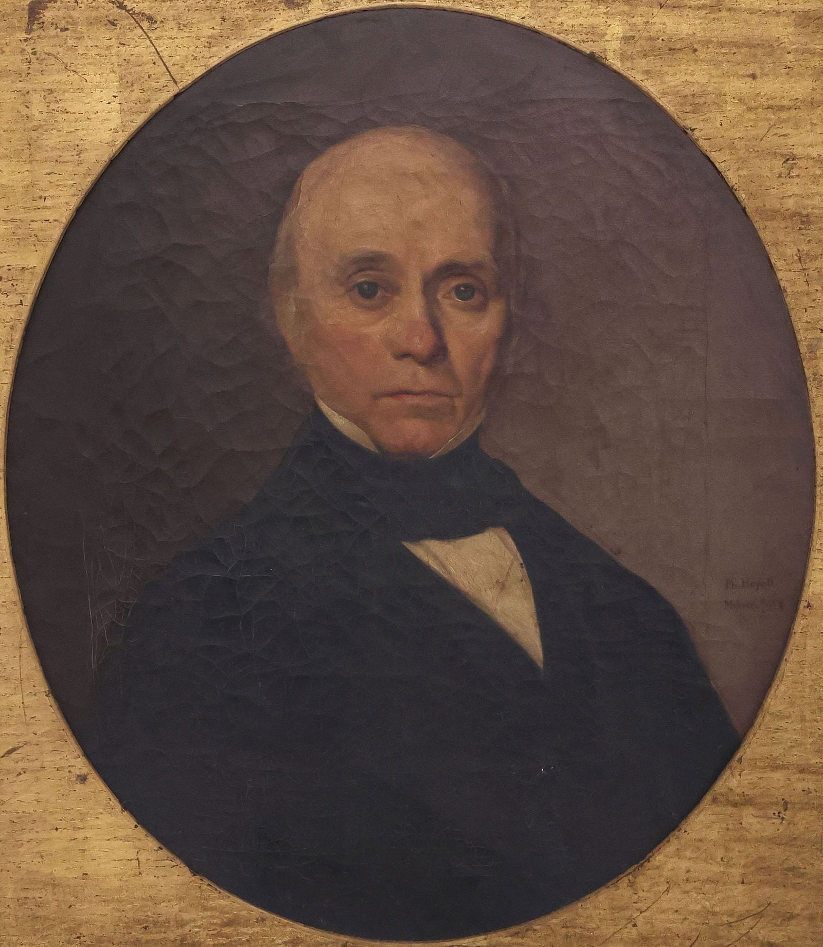 PHILIPP HOYOLL (GERMAN, D.1875) OIL PAINTING, PORTRAIT OF A GENTLEMAN (1 of 4)
