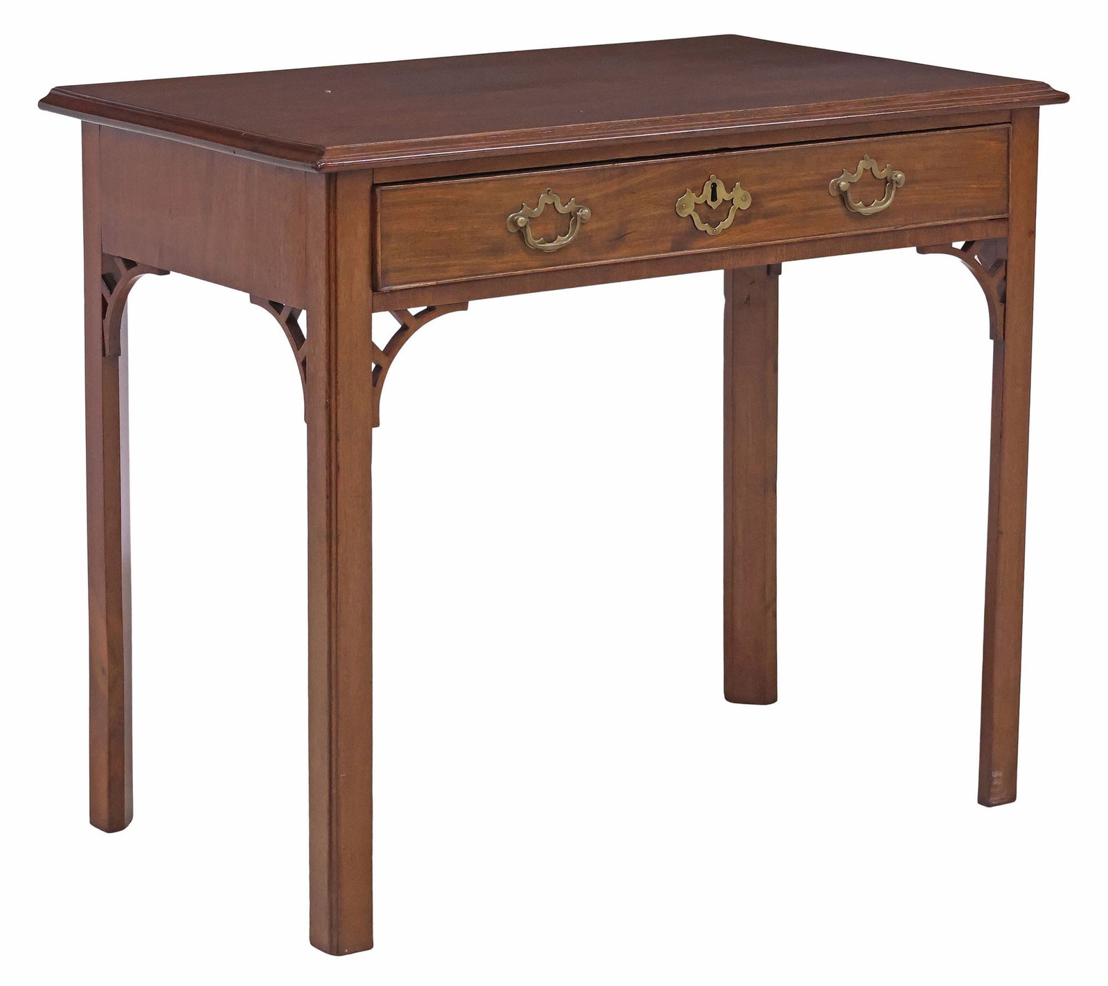 ENGLISH GEORGIAN PERIOD MAHOGANY LOWBOY / HALL TABLE (1 of 5)