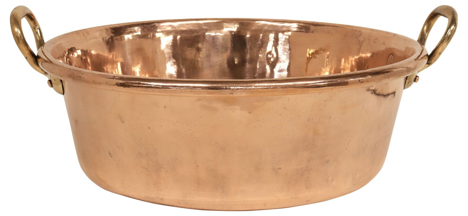 LARGE FRENCH COPPER JAM PAN / PRESERVES POT (1 of 4)