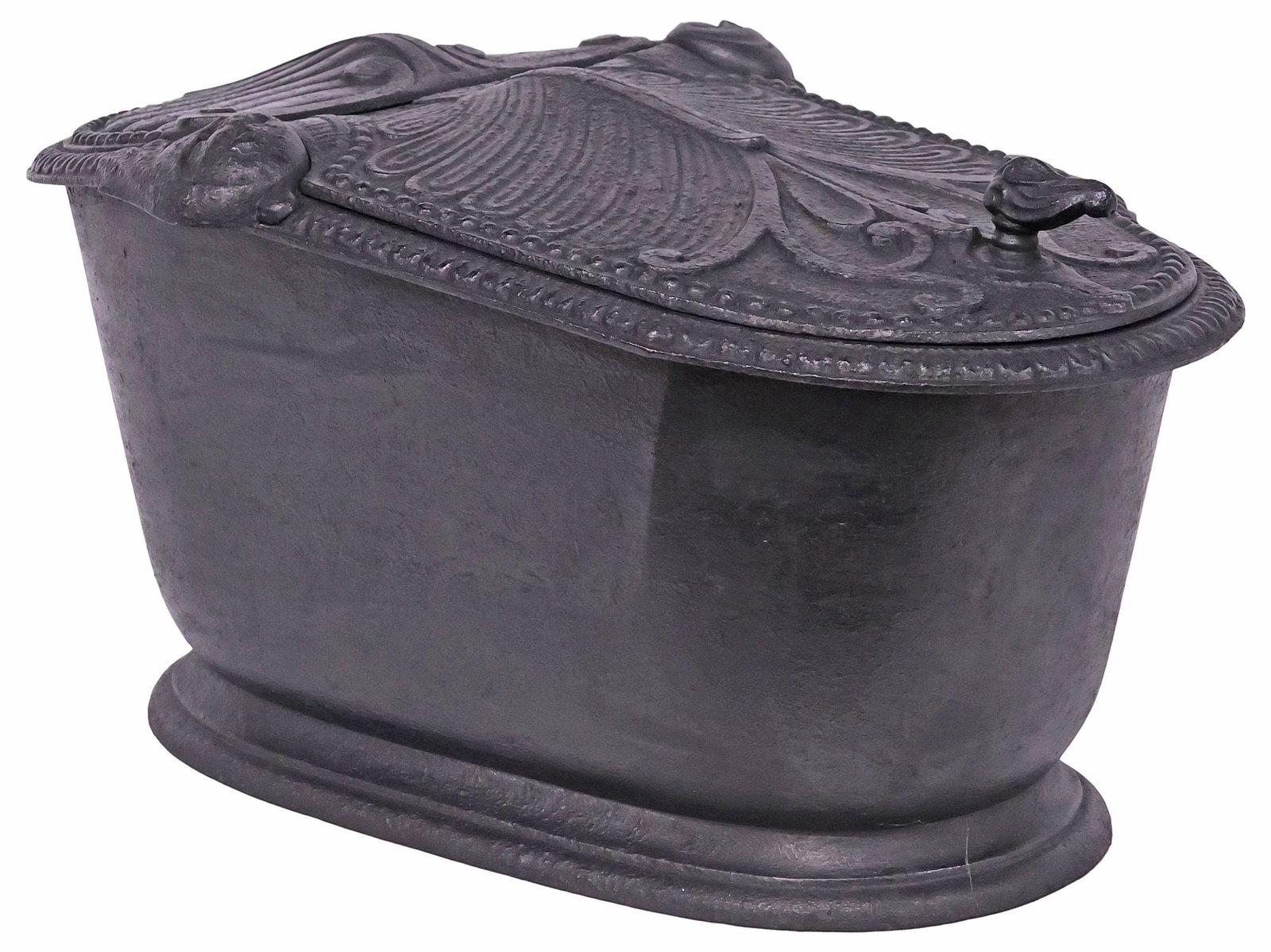 ENGLISH VICTORIAN CAST IRON COAL SCUTTLE (1 of 7)