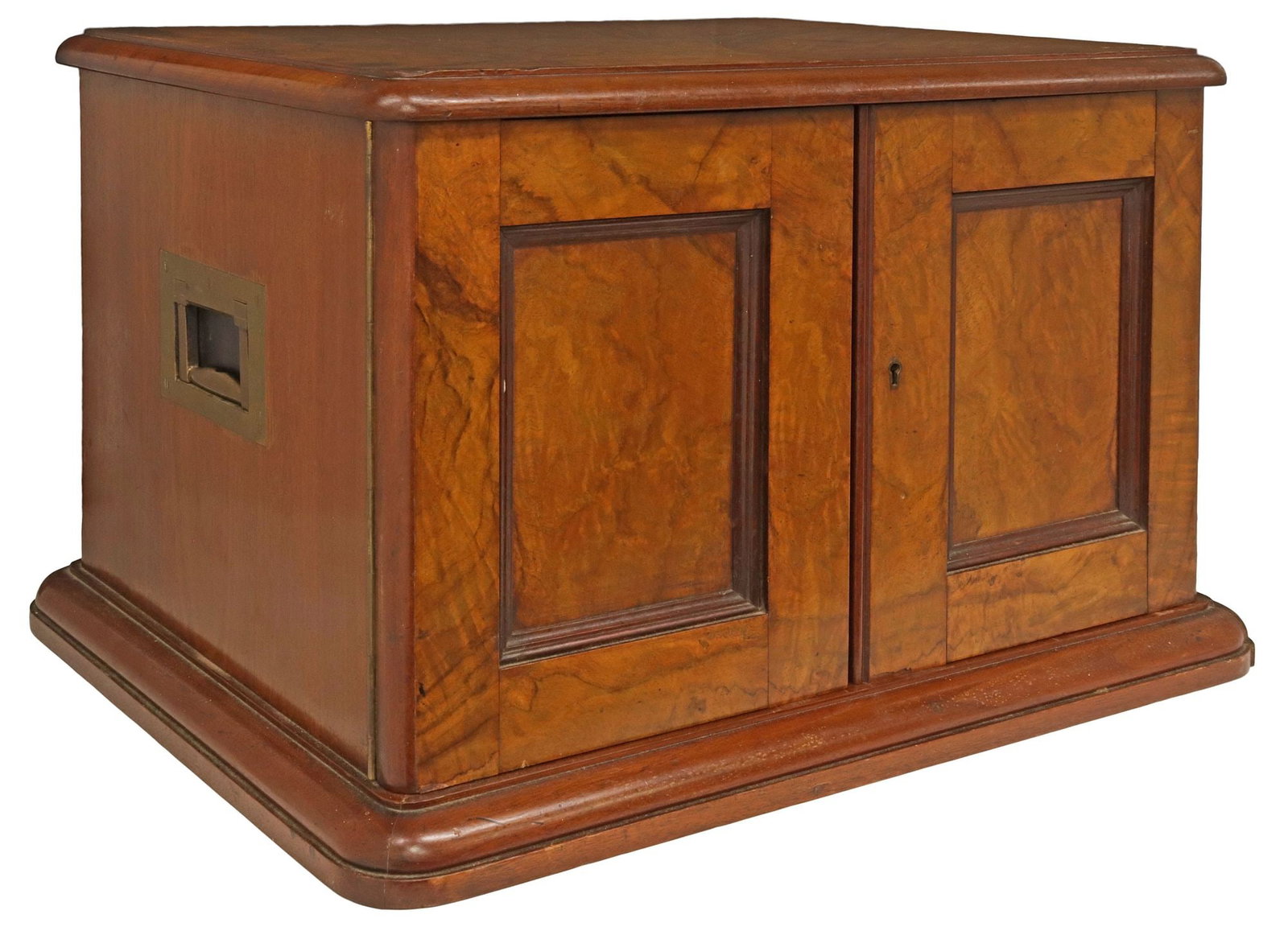 ENGLISH EDWARDIAN WALNUT FLATWARE CANTEEN / BOX (1 of 6)