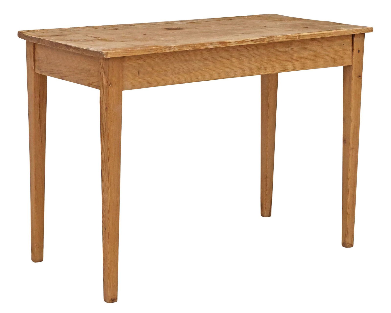 RUSTIC PINE RECTANGULAR WORK TABLE (1 of 4)