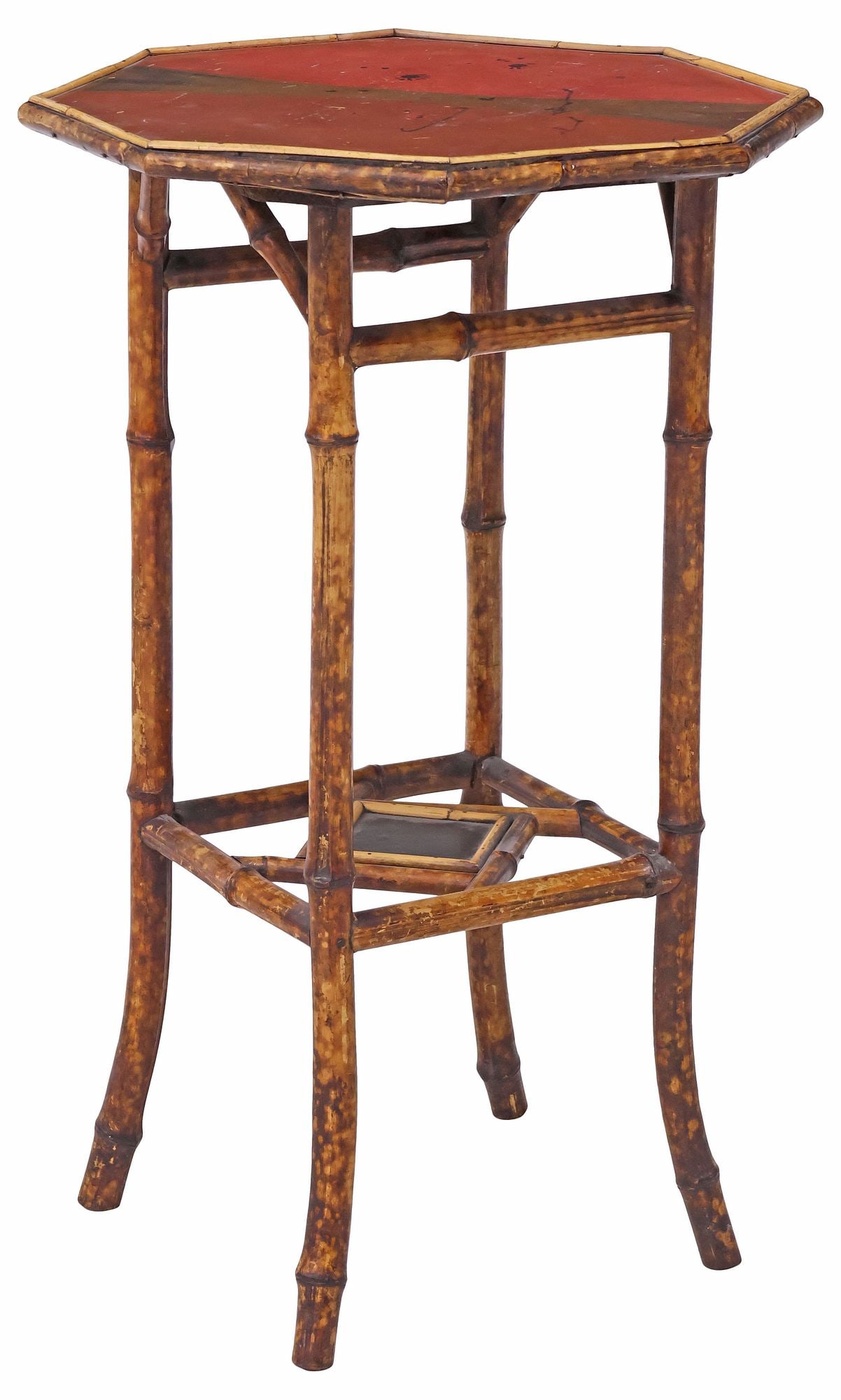 VICTORIAN AESTHETIC JAPANNED BAMBOO SIDE TABLE (1 of 4)