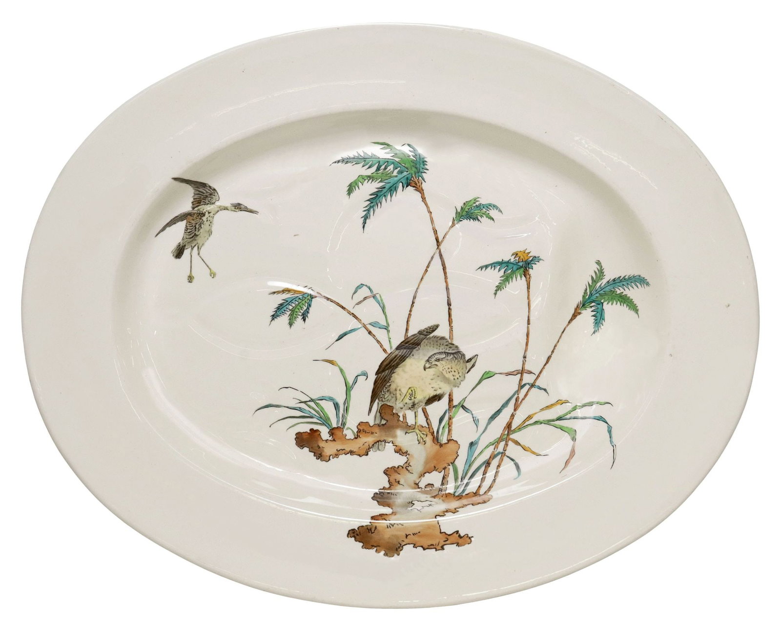 ENGLISH VICTORIAN COPELAND WELL-AND-TREE MEAT SERVING PLATTER (1 of 5)