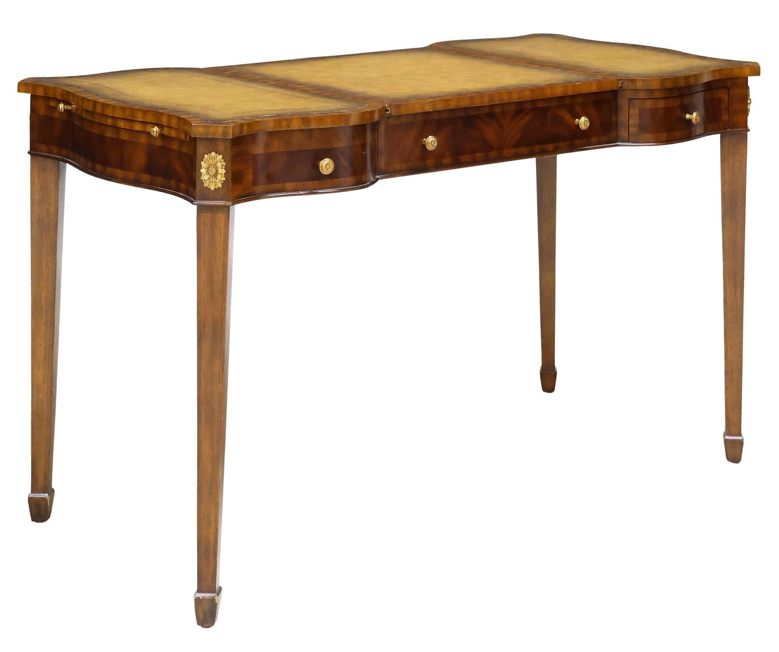 MAITLAND-SMITH METAMORPHIC LEATHER-TOP PARQUETRY DESK / GAMES TABLE (1 of 9)