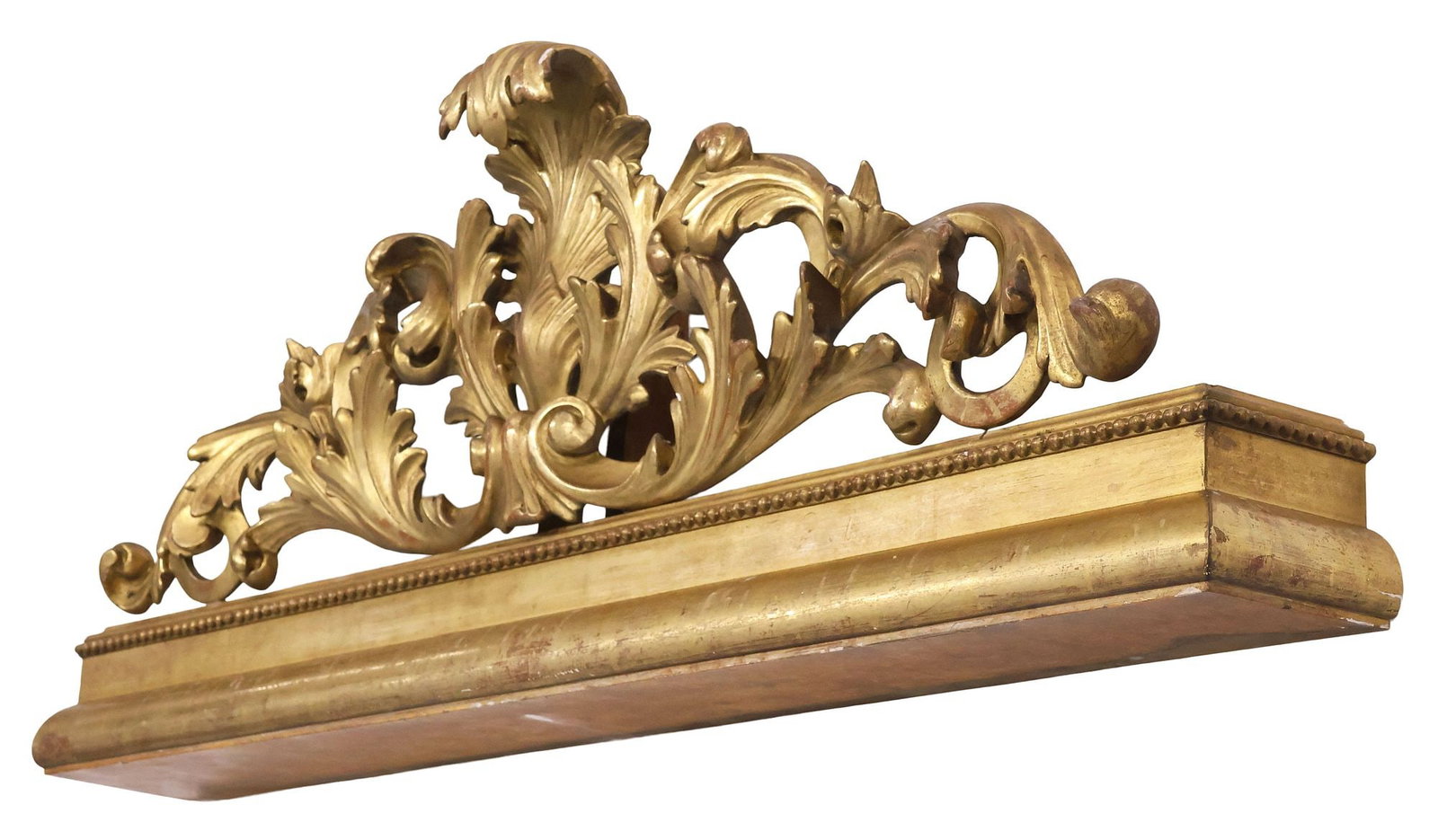 FRENCH LOUIS XV STYLE GILTWOOD CURTAIN VALANCE / PELMET (1 of 5)