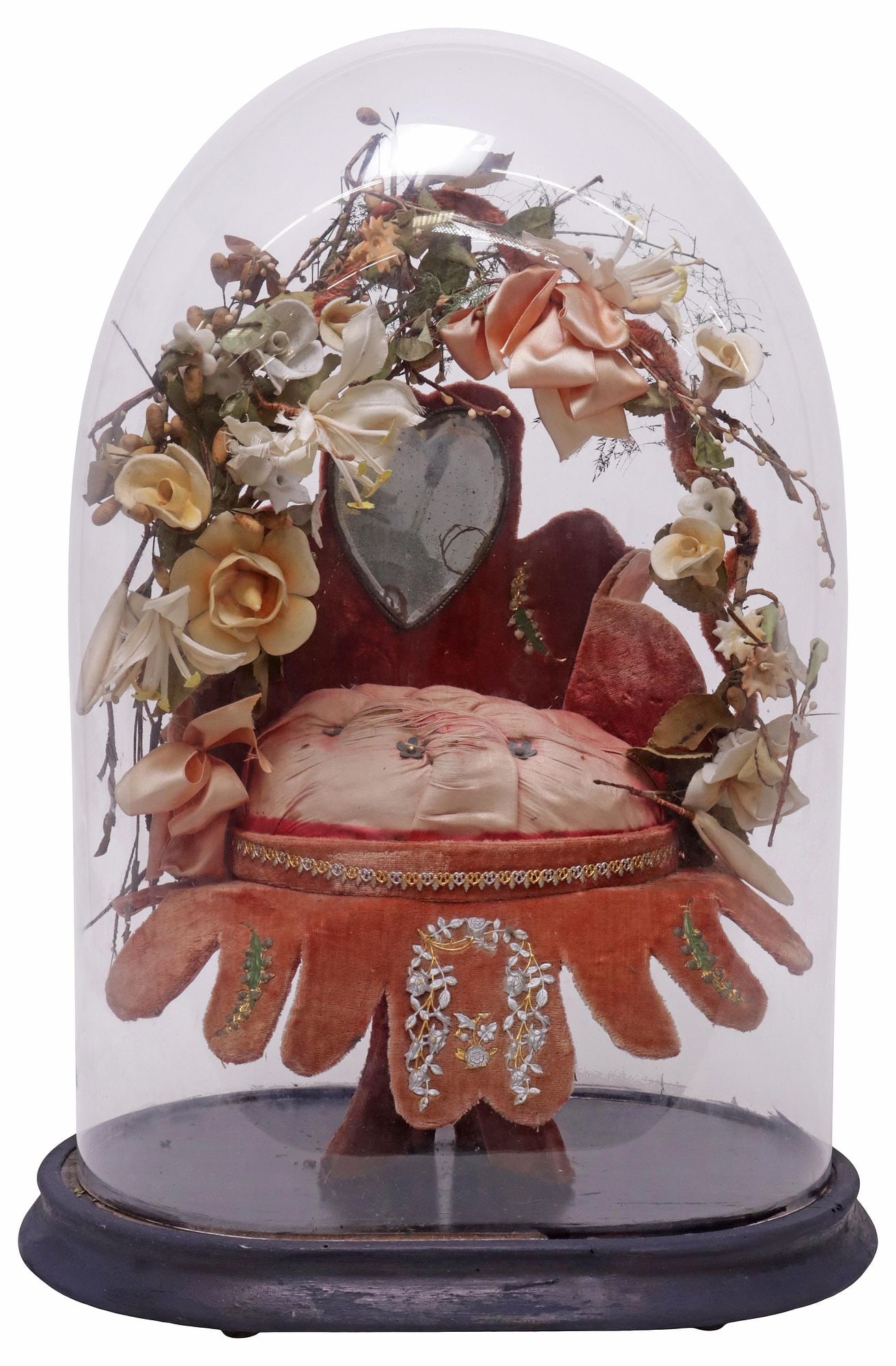 FRENCH GLOBE DE MARIEE / BRIDE'S GLOBE IN GLASS CLOCHE (1 of 4)