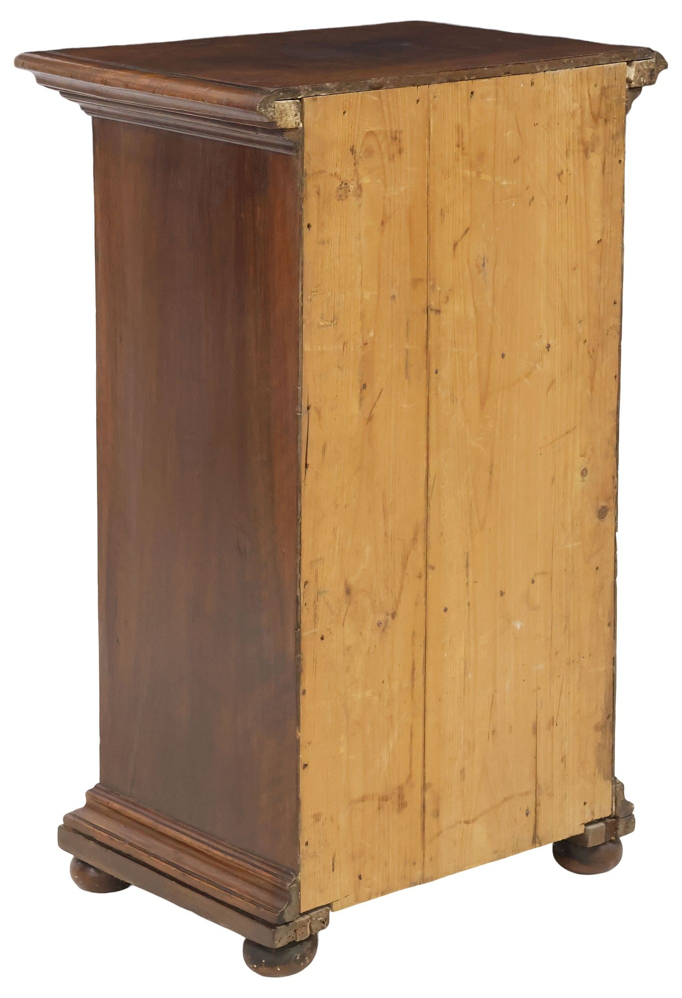 CONTINENTAL WALNUT 3-DRAWER NIGHTSTAND - 6
