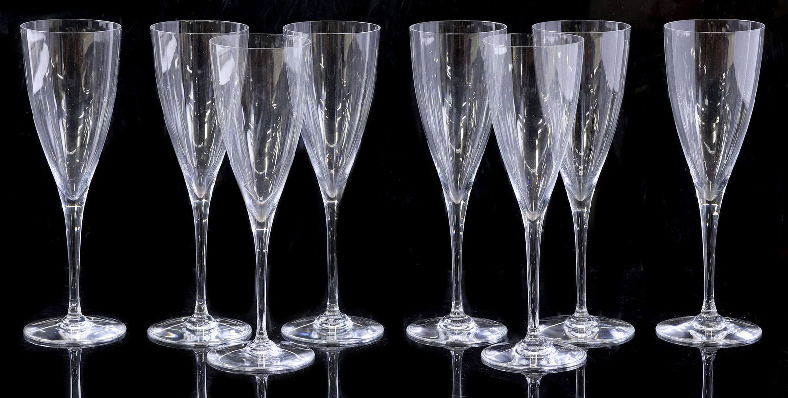 (8) BACCARAT 'DOM PERIGNON' CRYSTAL PORT WINE GLASSES (1 of 3)