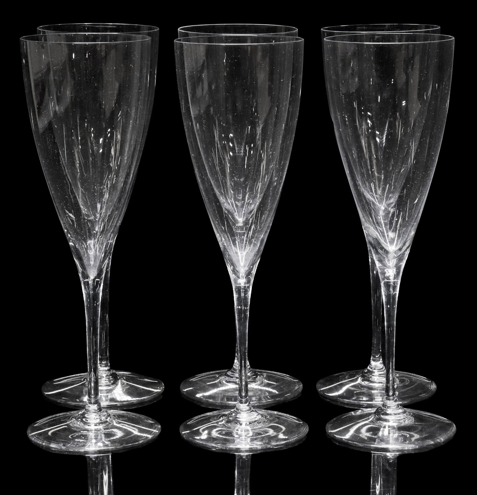 (6) BACCARAT 'DOM PERIGNON' CRYSTAL WATER GOBLETS (1 of 3)