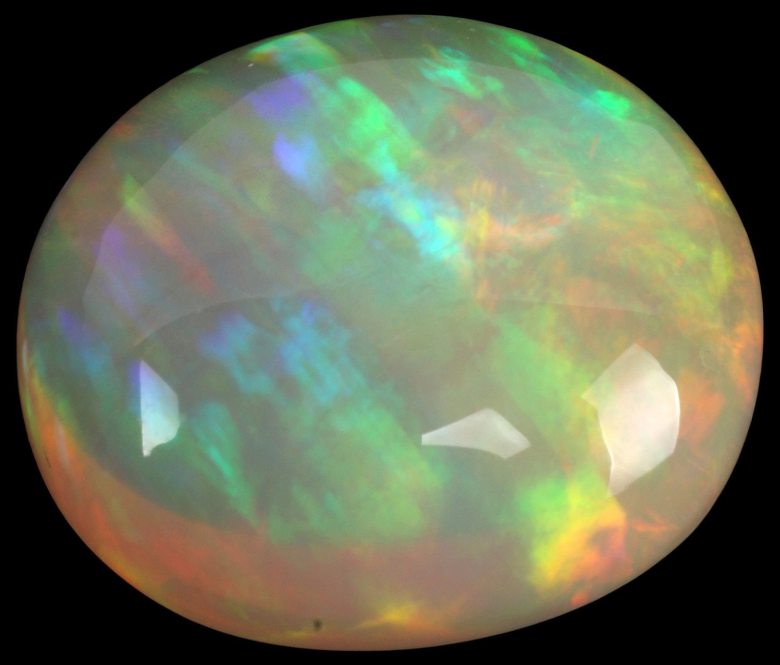 ESTATE UNMOUNTED ROUND CABOCHON OPAL GEMSTONE, 16.50CTS (1 of 8)