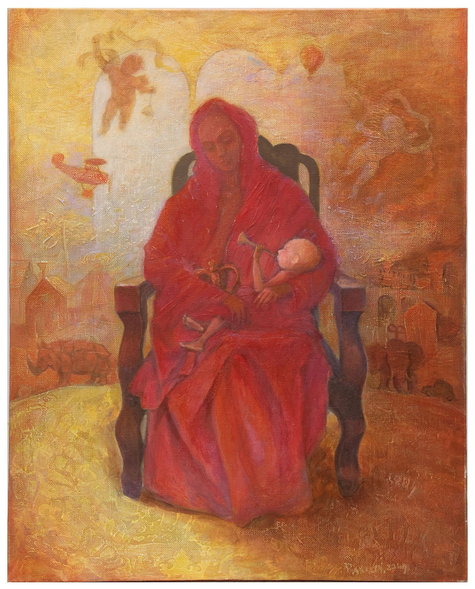 VLADIMIR PISKAREV (RUSSIAN, B.1962) PAINTING, 'THE SMALL PRINCE' (1 of 5)