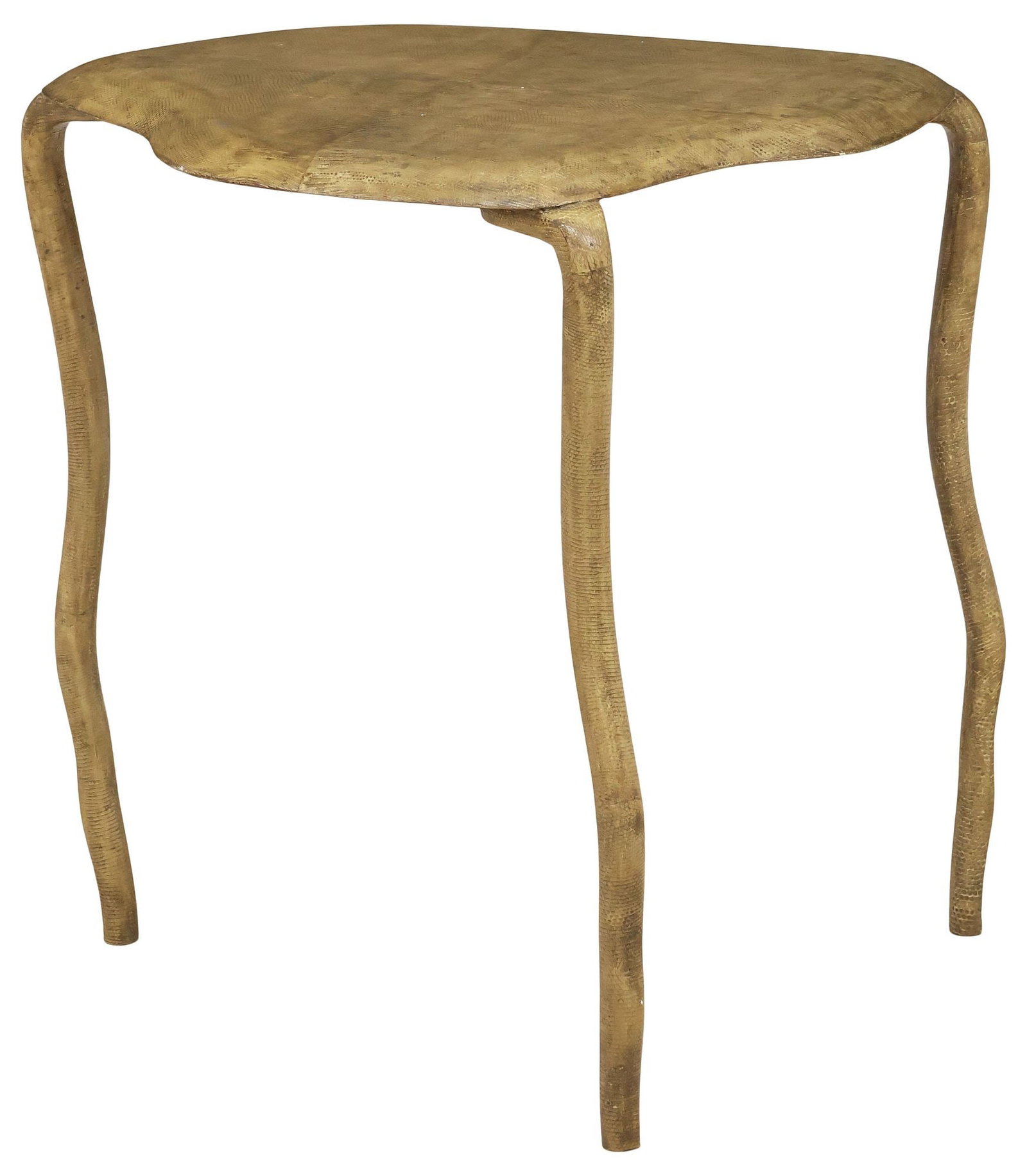 DESIGNER R&Y AUGOUSTI LEATHER-CLAD SIDE TABLE (1 of 4)