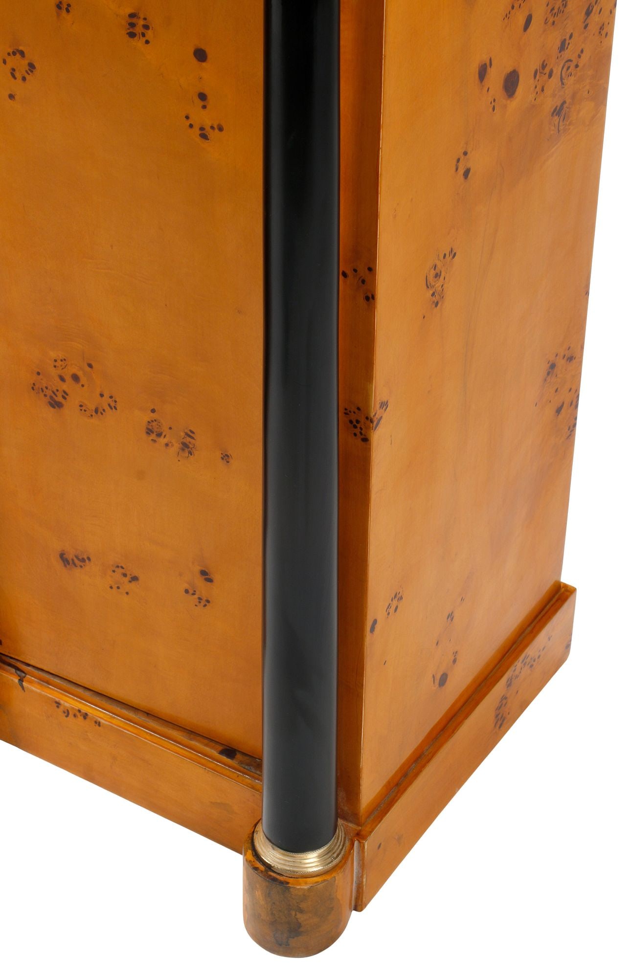 (2) BIEDERMEIER STYLE MARBLE-TOP BEDSIDE CABINETS - 5