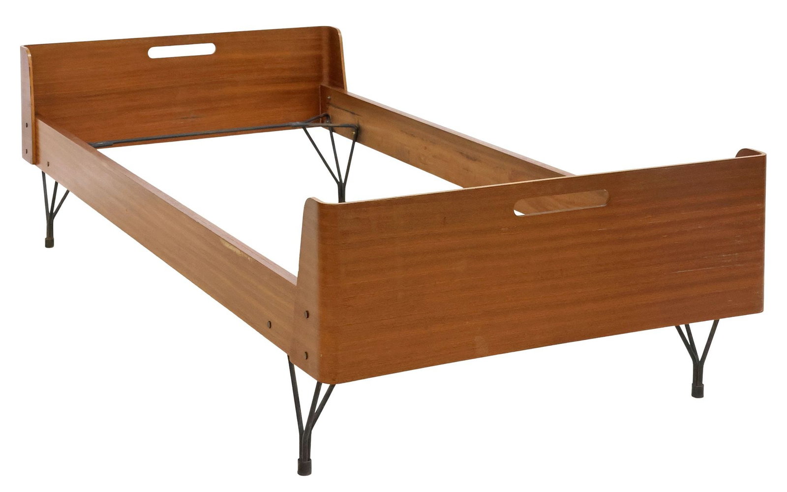 ITALIAN MID-CENTURY MODERN TEAK BED (1 of 3)