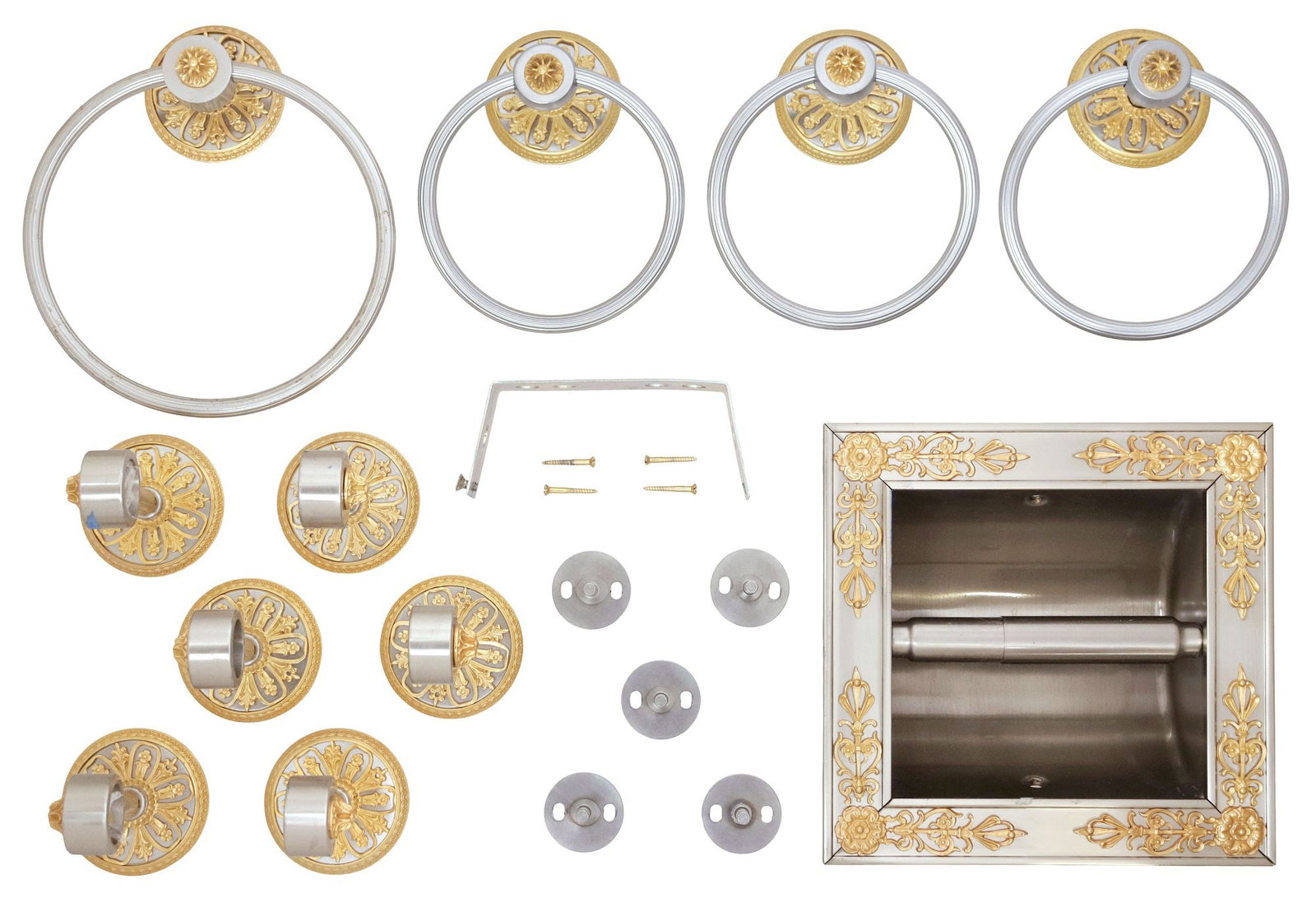 (11) DESIGNER SHERLE WAGNER (ATTRIB) 'FILIGREE' BATHROOM FITTINGS (1 of 6)