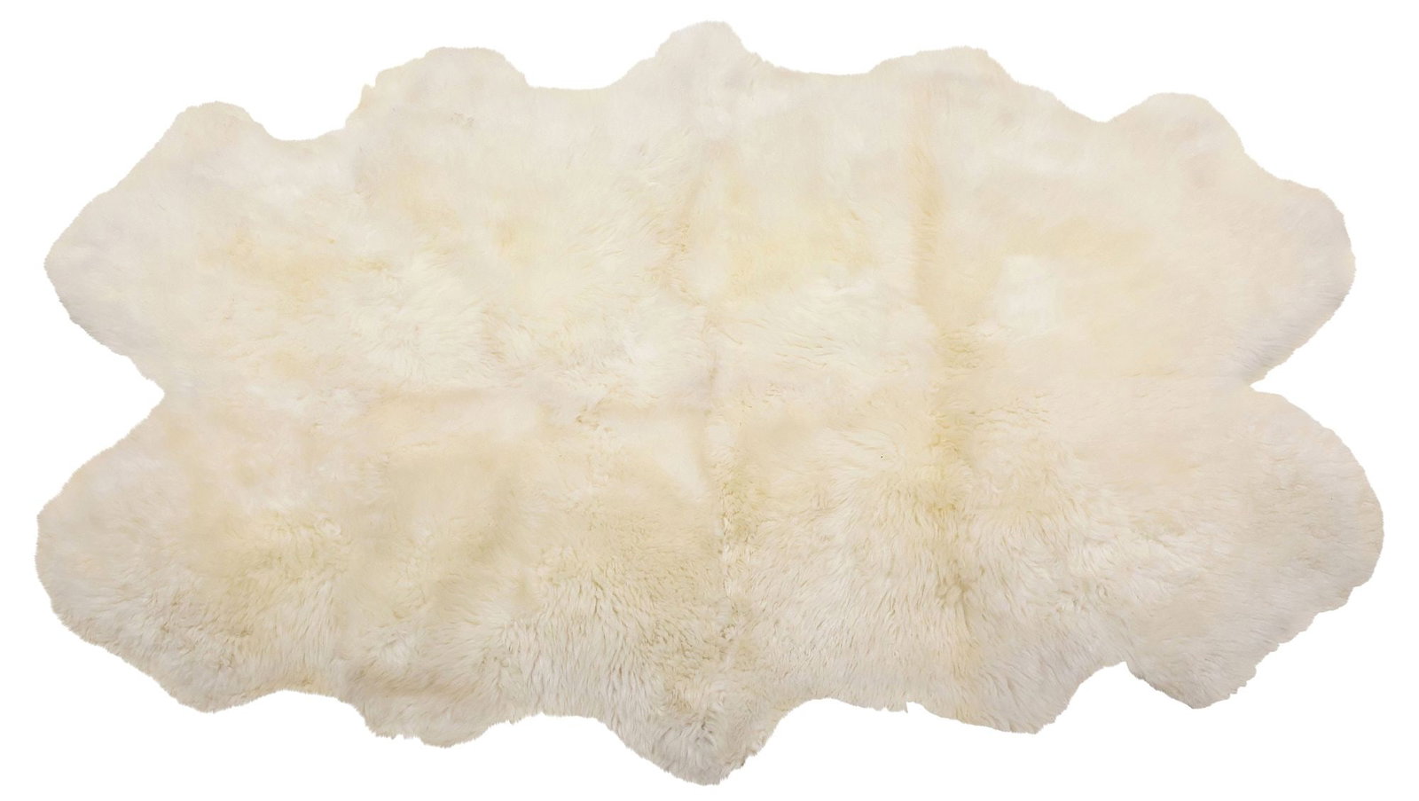 AUSTRALIAN / NEW ZEALAND SHEEPSKIN RUG, 73.5" X 42" (1 of 4)