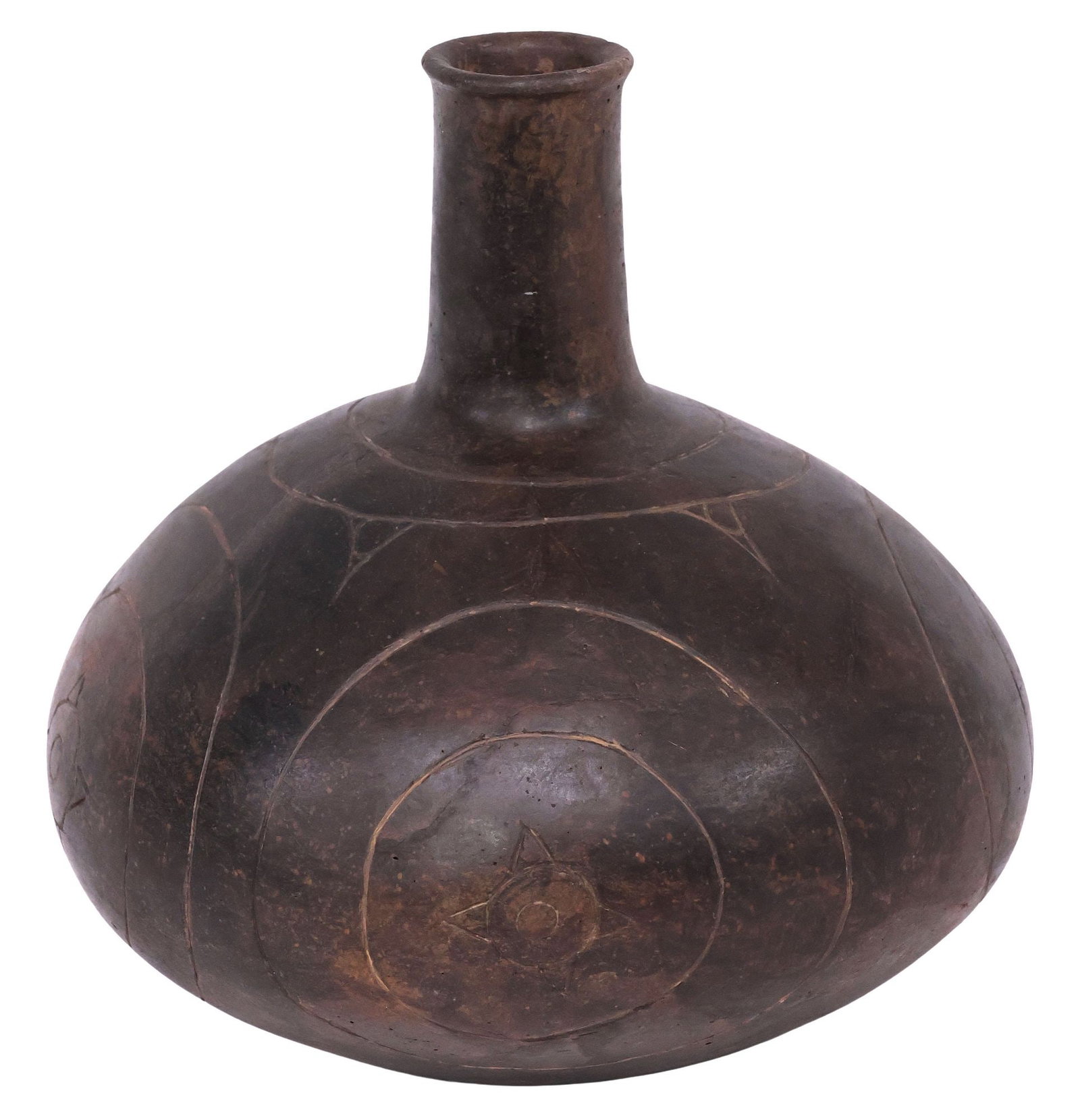 BELCHER ENGRAVED BOTTLE, SAM JOHNSON COA - 2