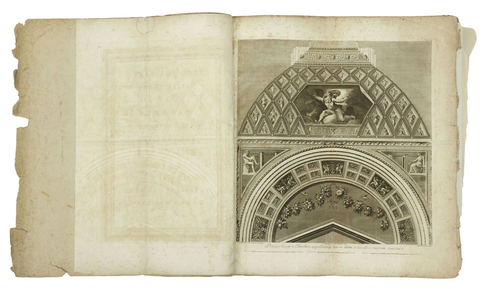 BOUND ARCHITECTURAL ENGRAVINGS AFTER RAPHAEL, 'LOGGE DI RAFAELE NEL VATICANO' (1 of 9)