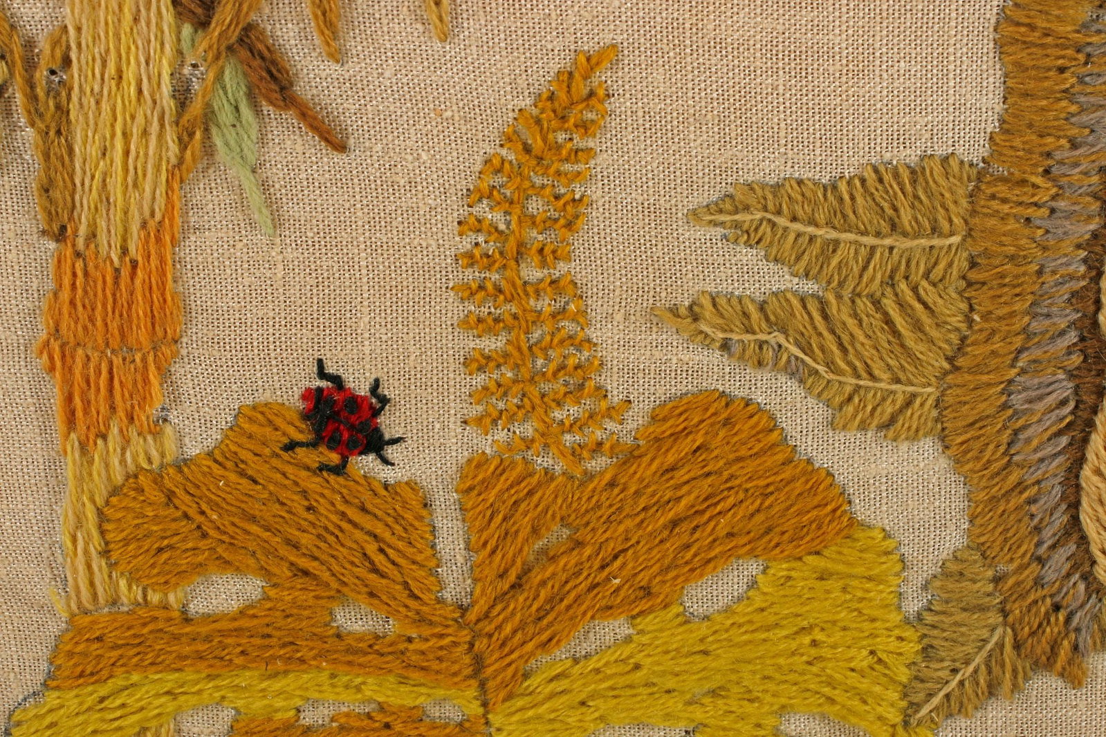 (7) FRAMED NEEDLEWORK EMBROIDERY PICTURES - 5