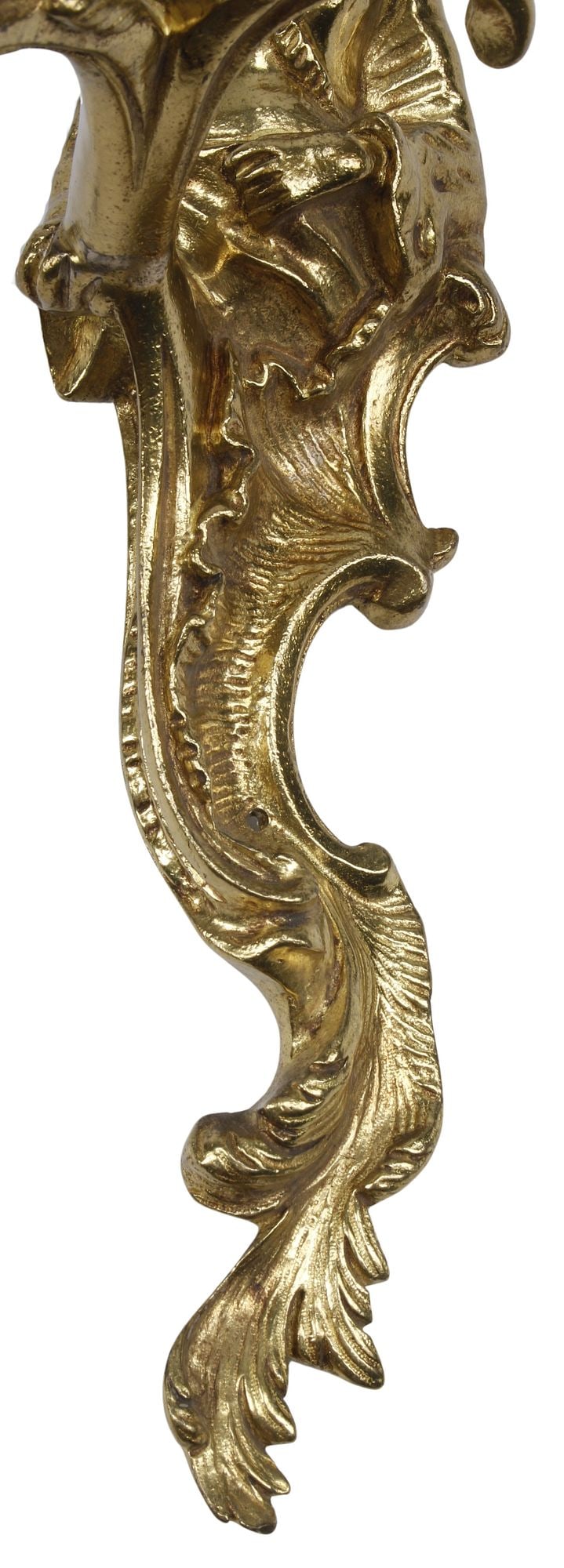 (2) LOUIS XV STYLE FIGURAL ORMOLU 2-LIGHT WALL SCONCES - 5