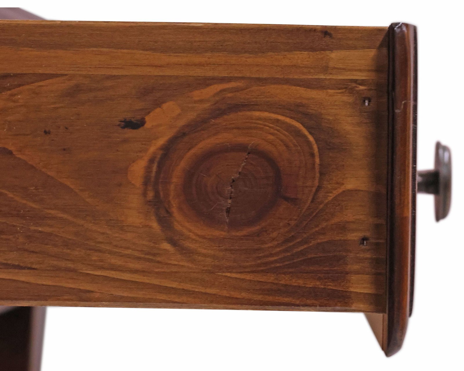 ITALIAN WALNUT SINGLE-DRAWER SIDE TABLE - 4