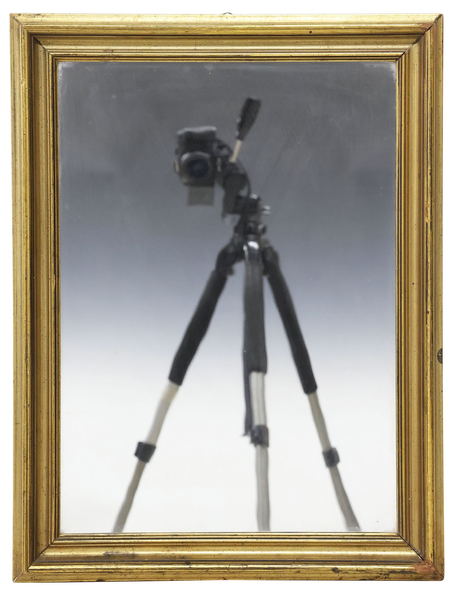 ITALIAN RECTANGULAR GILTWOOD WALL MIRROR - 2