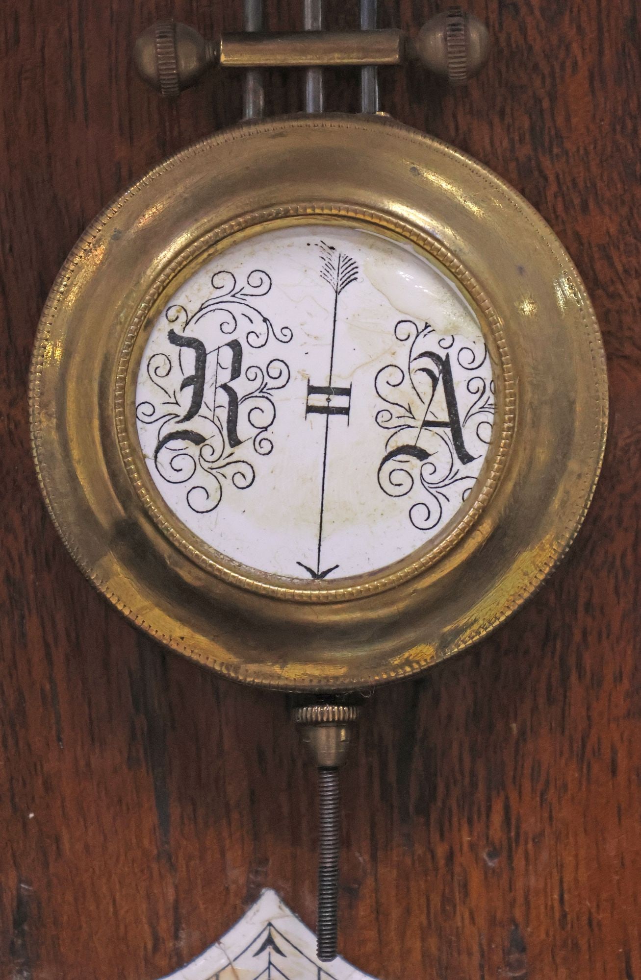 CONTINENTAL CARVED WALNUT REGULATOR WALL CLOCK - 4