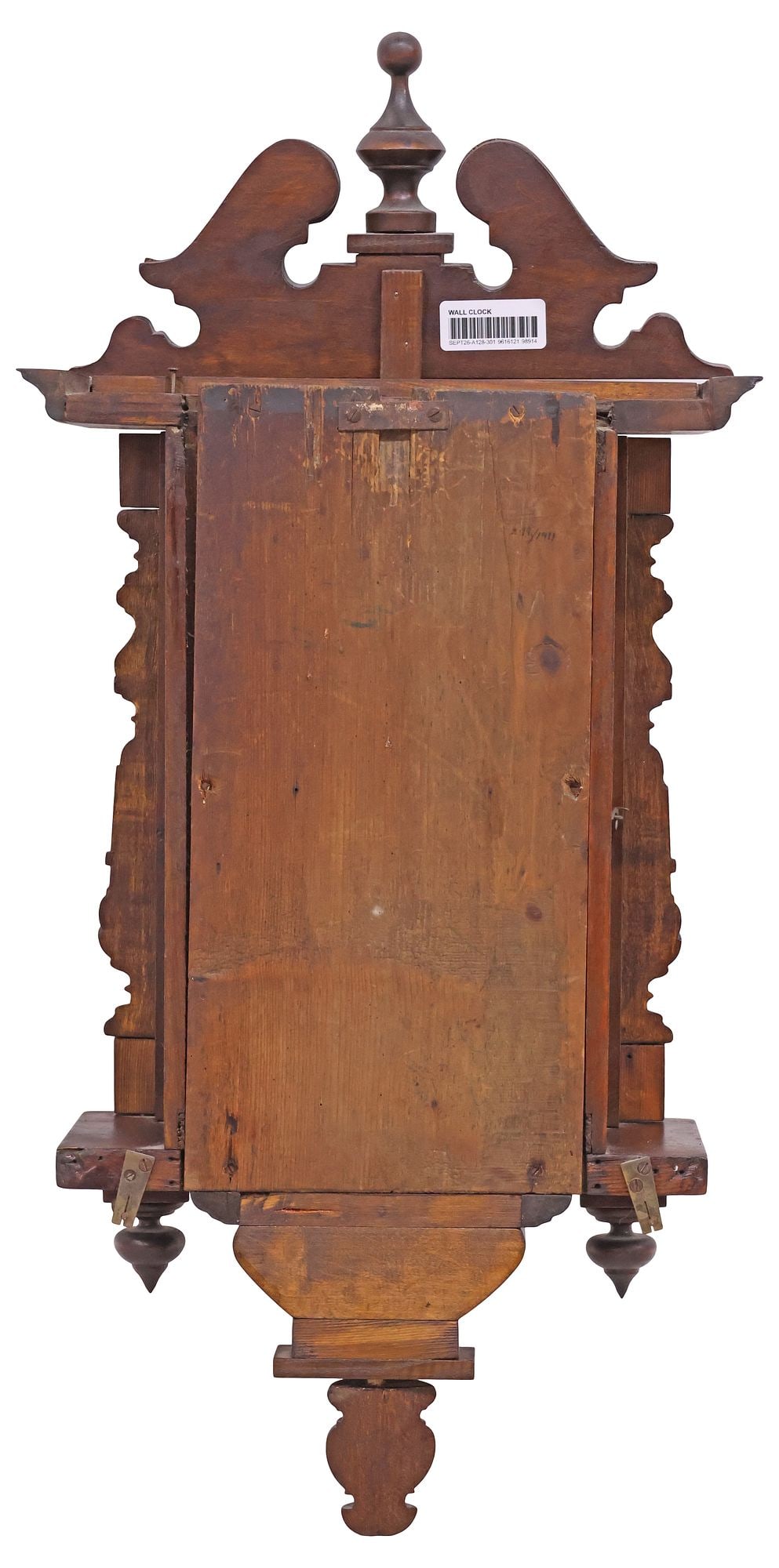 CONTINENTAL CARVED WALNUT REGULATOR WALL CLOCK - 5