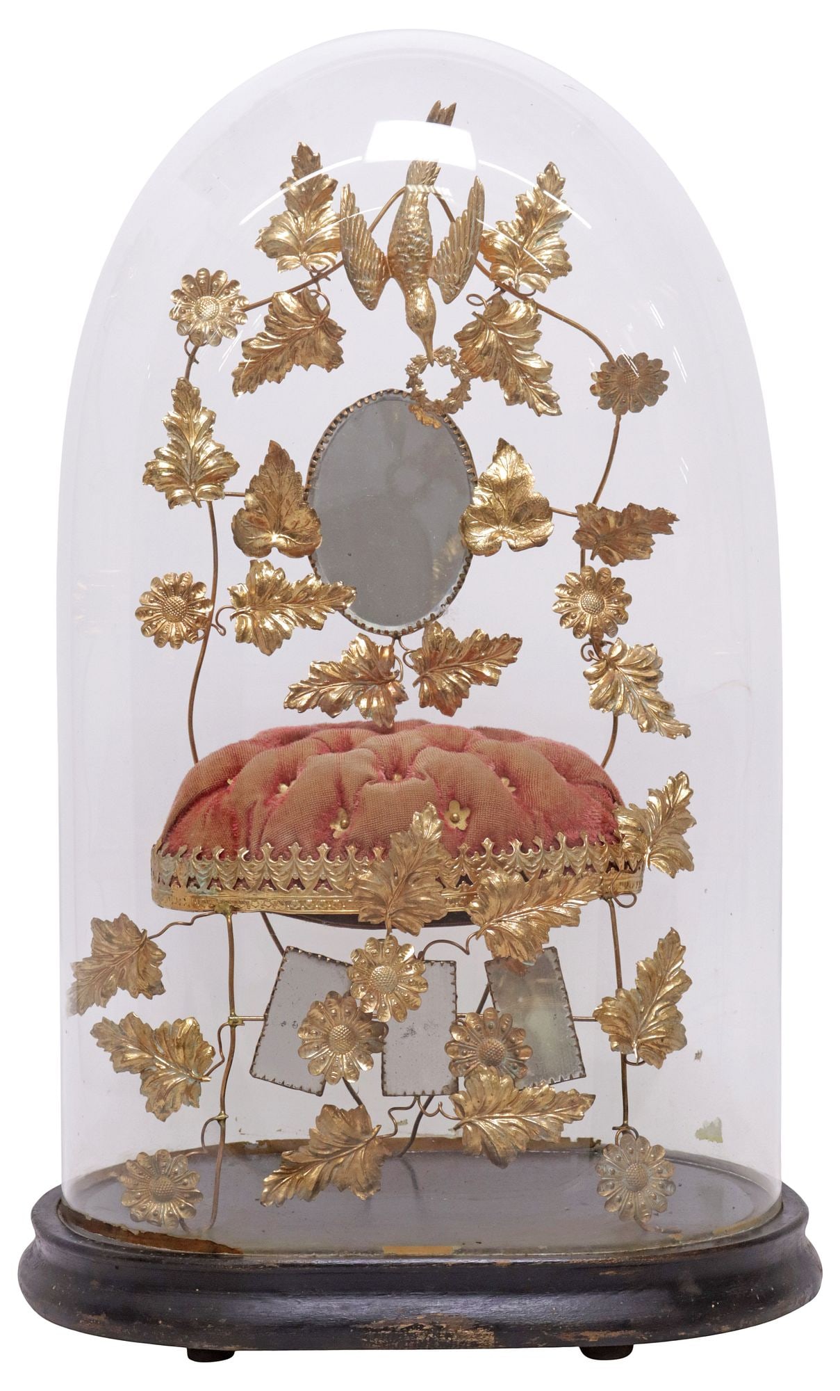 FRENCH GLOBE DE MARIEE / BRIDE'S GLOBE IN GLASS CLOCHE