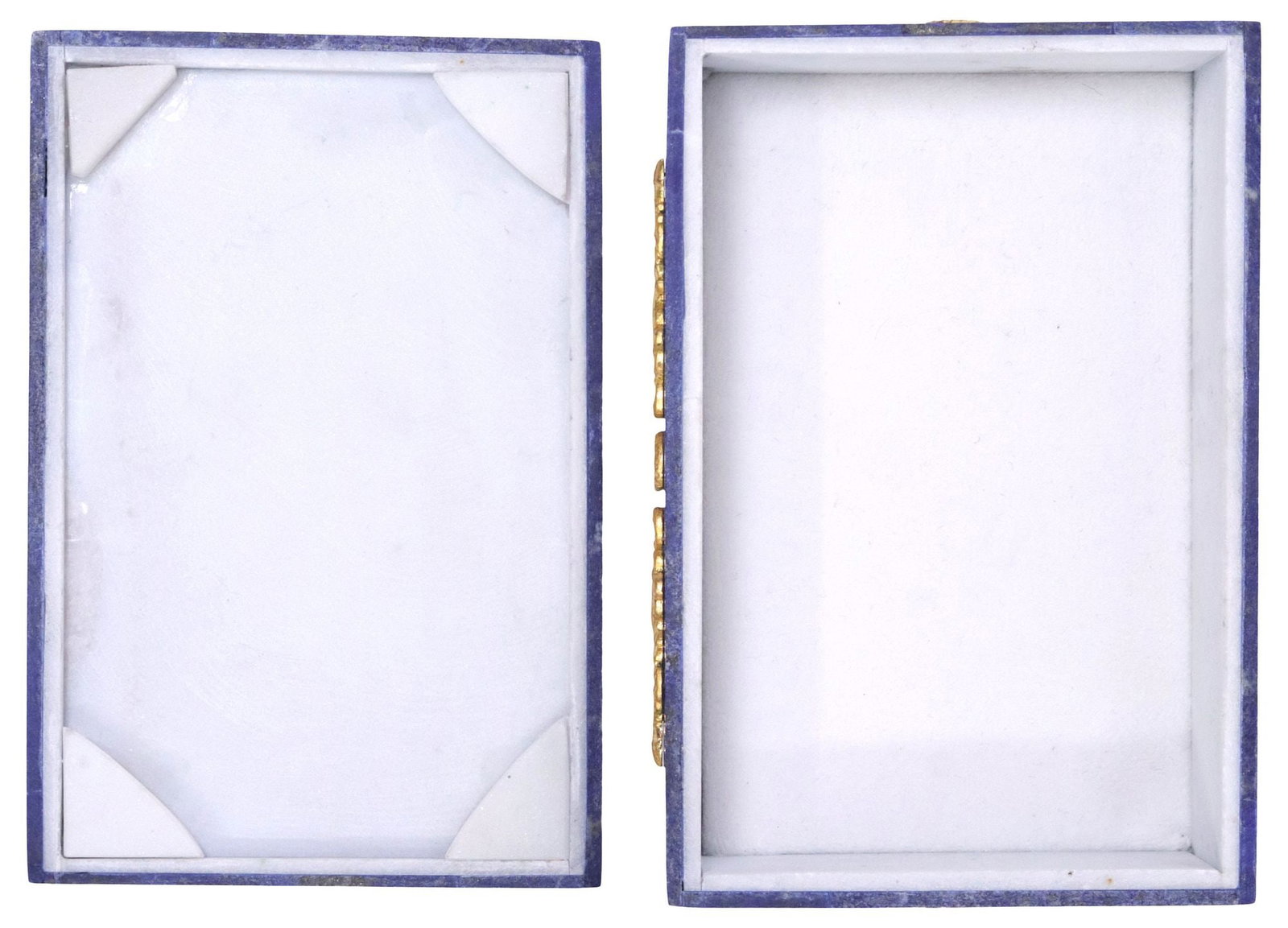 EMPIRE STYLE ORMULU-MOUNTED LAPIS LAZULI TABLE BOX - 4
