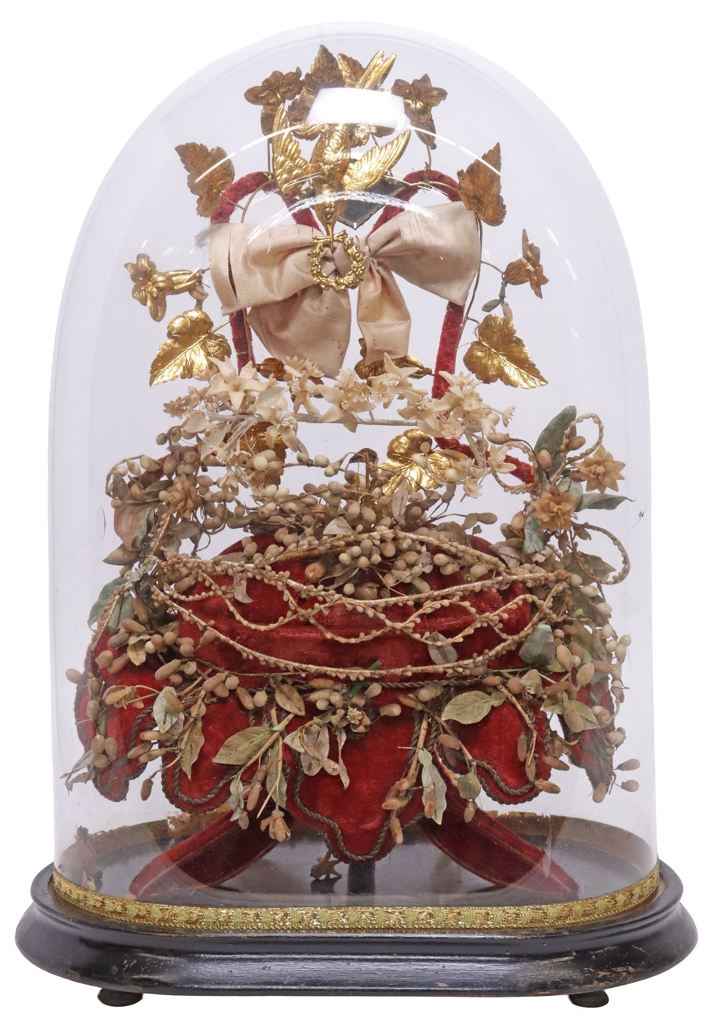 FRENCH GLOBE DE MARIEE / BRIDE'S GLOBE IN GLASS CLOCHE (1 of 4)