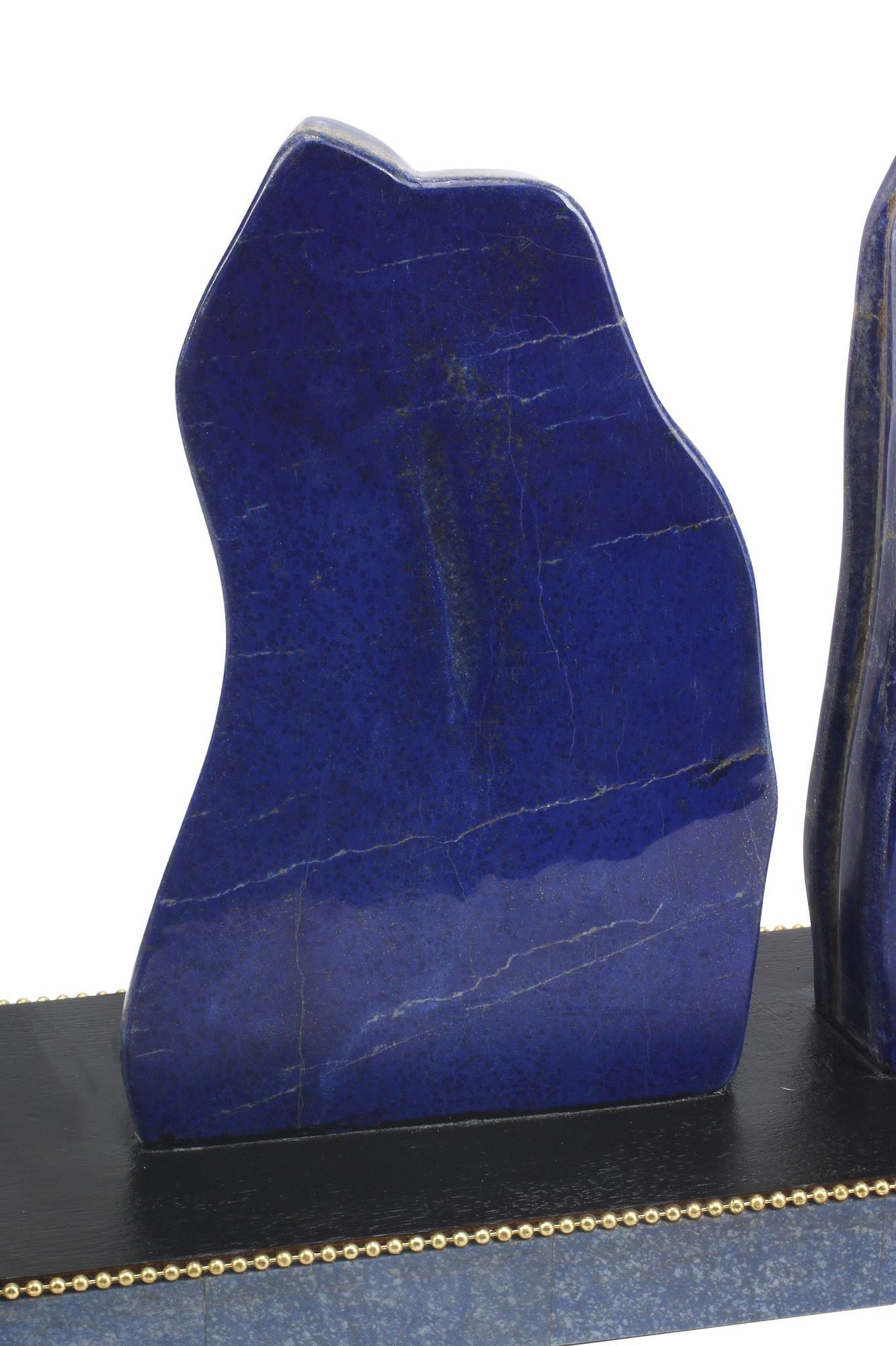 ART MODERNE LAPIS LAZULI SPECIMENS ON RECTANGULAR BASE - 4