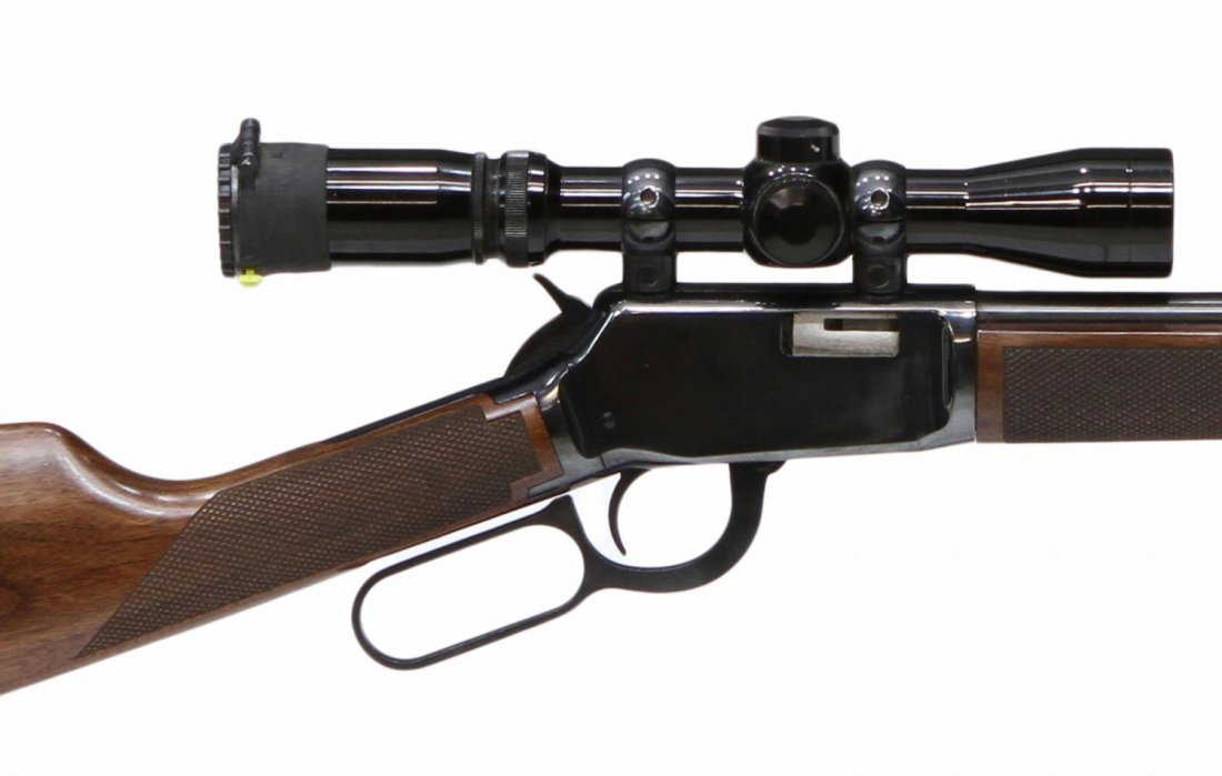 WINCHESTER LEVER ACTION .22 MAG RIFLE BURRIS SCOPE