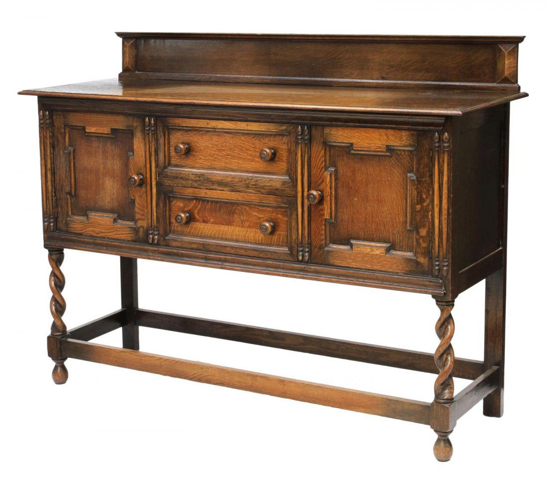 ENGLISH OAK BARLEY TWIST SIDEBOARD SERVER Aug 17, 2013 Austin