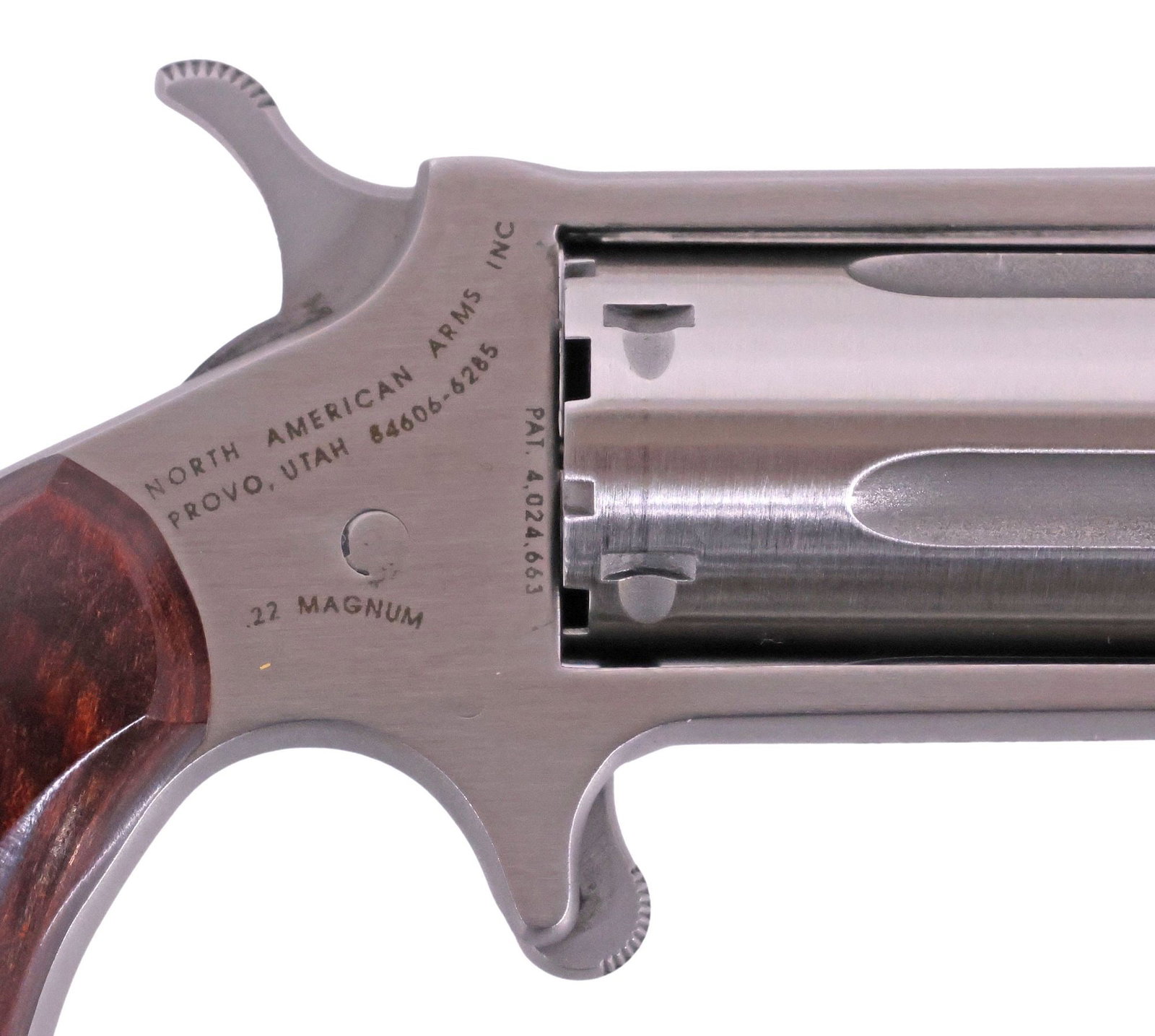 NORTH AMERICAN ARMS MINI REVOLVER, 22MAG, PAPERS & BOX , EXCELLENT — image 6