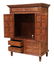 LARGE MOTHER OF PEARL INLAID TEAKWOOD CABINET - 3