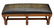 EMBOSSED LEATHER TOP END OF BED BENCH - 3