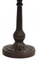 MODERN STAINED & LEADED FLORAL MOTIF TABLE LAMP - 4