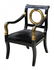 (6) FRENCH EMPIRE STYLE PARCEL GILT LACQUER CHAIRS - 2