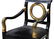 (6) FRENCH EMPIRE STYLE PARCEL GILT LACQUER CHAIRS - 3
