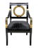 (6) FRENCH EMPIRE STYLE PARCEL GILT LACQUER CHAIRS - 4