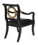 (6) FRENCH EMPIRE STYLE PARCEL GILT LACQUER CHAIRS - 5