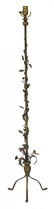 STANDING PARCEL GILT POLYCHROMED IRON FLOOR LAMP - 2