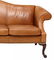 ETHAN ALLEN CAMEL BACK LEATHER SOFA - 3