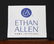 ETHAN ALLEN CAMEL BACK LEATHER SOFA - 5