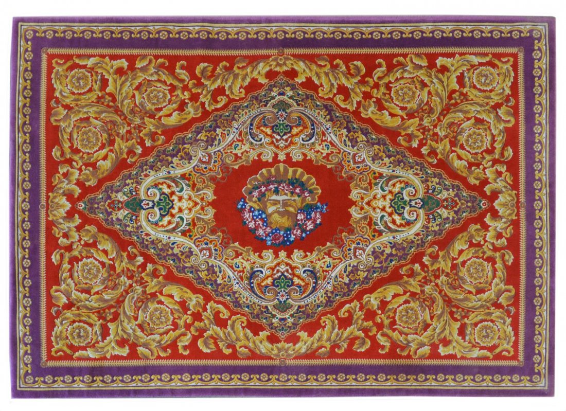 Gianni Versace Medusa Pattern Area Wool Rug Oct 19 2018 Austin Gianni Versace Medusa Pattern Area Wool Rug Oct 19 2018 Austin Auction Gallery In Tx