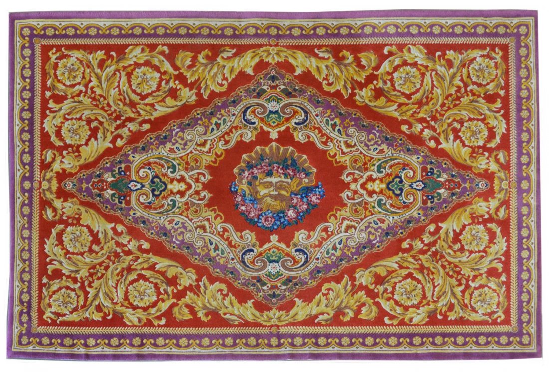 Gianni Versace Medusa Pattern Area Wool Rug Oct 19 2018 Austin Gianni Versace Medusa Pattern Area Wool Rug Oct 19 2018 Austin Auction Gallery In Tx